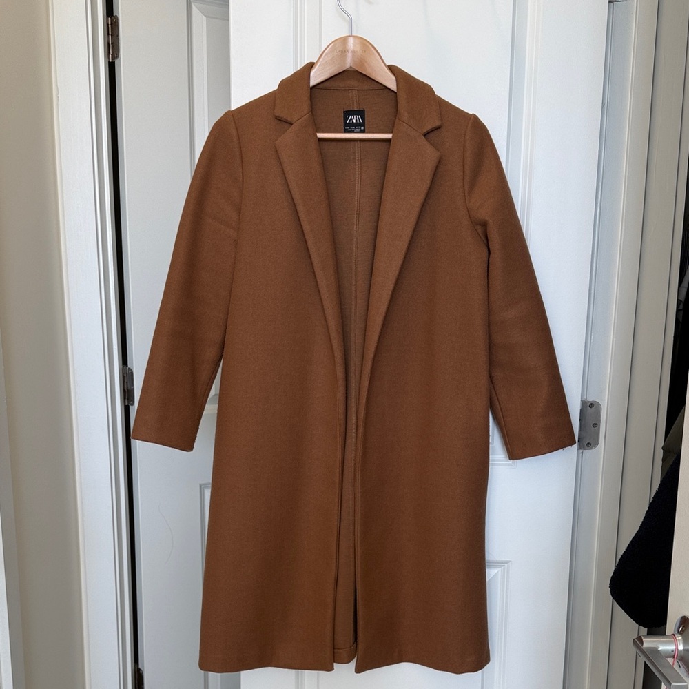 Zara Women's Tan/Camel-colored Trench Coat